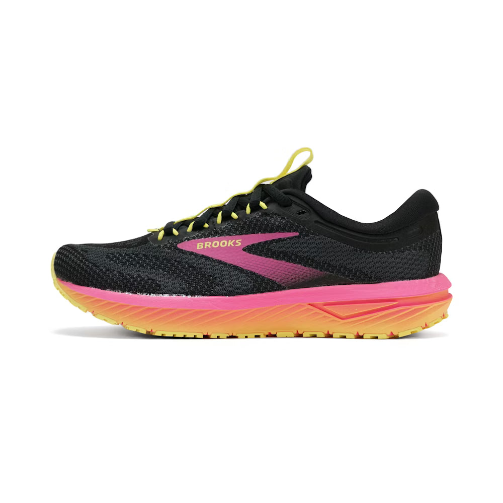Brooks Revel 7 Black / Pink / Lemon Tonic