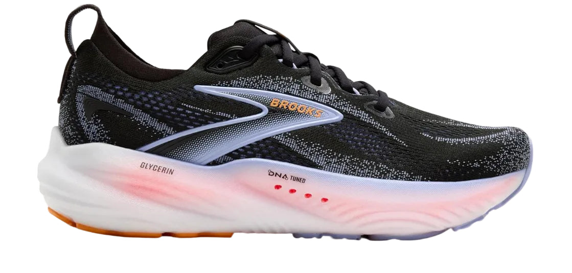 Brooks Glycerin GTS 22 Black/Blue Heron/Orange