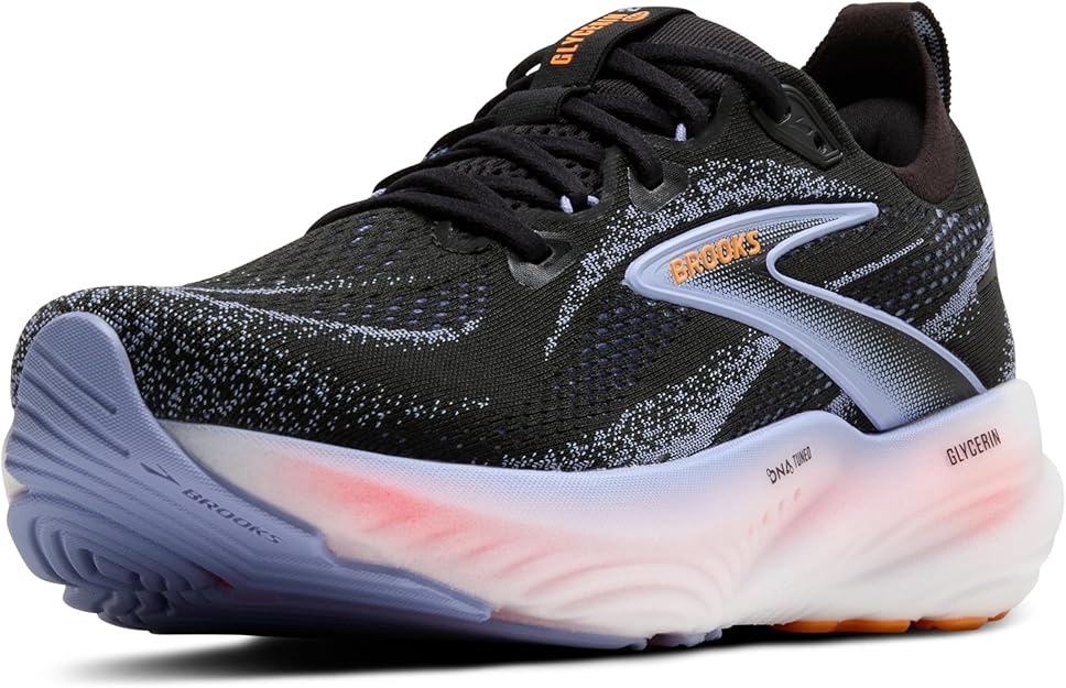 Brooks Glycerin GTS 22 Black/Blue Heron/Orange