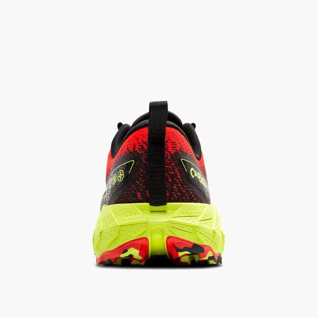 Brooks Cascadia 18 Cherry Tomato / Lime