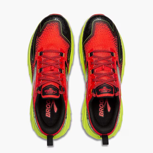 Brooks Cascadia 18 Cherry Tomato / Lime